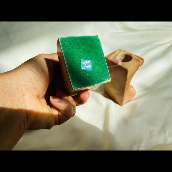 Stone Candlestick Holders - Picture 6 of 7